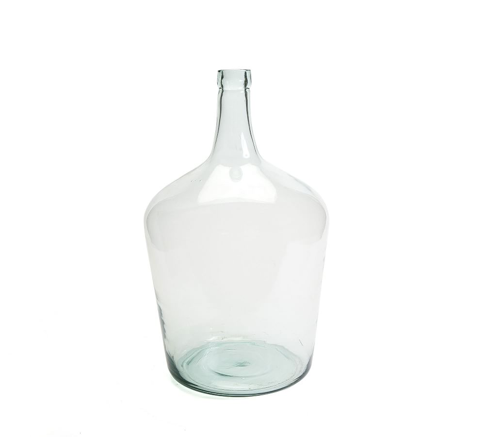 Vintage Glass Wine Bottle Vases Pottery Barn