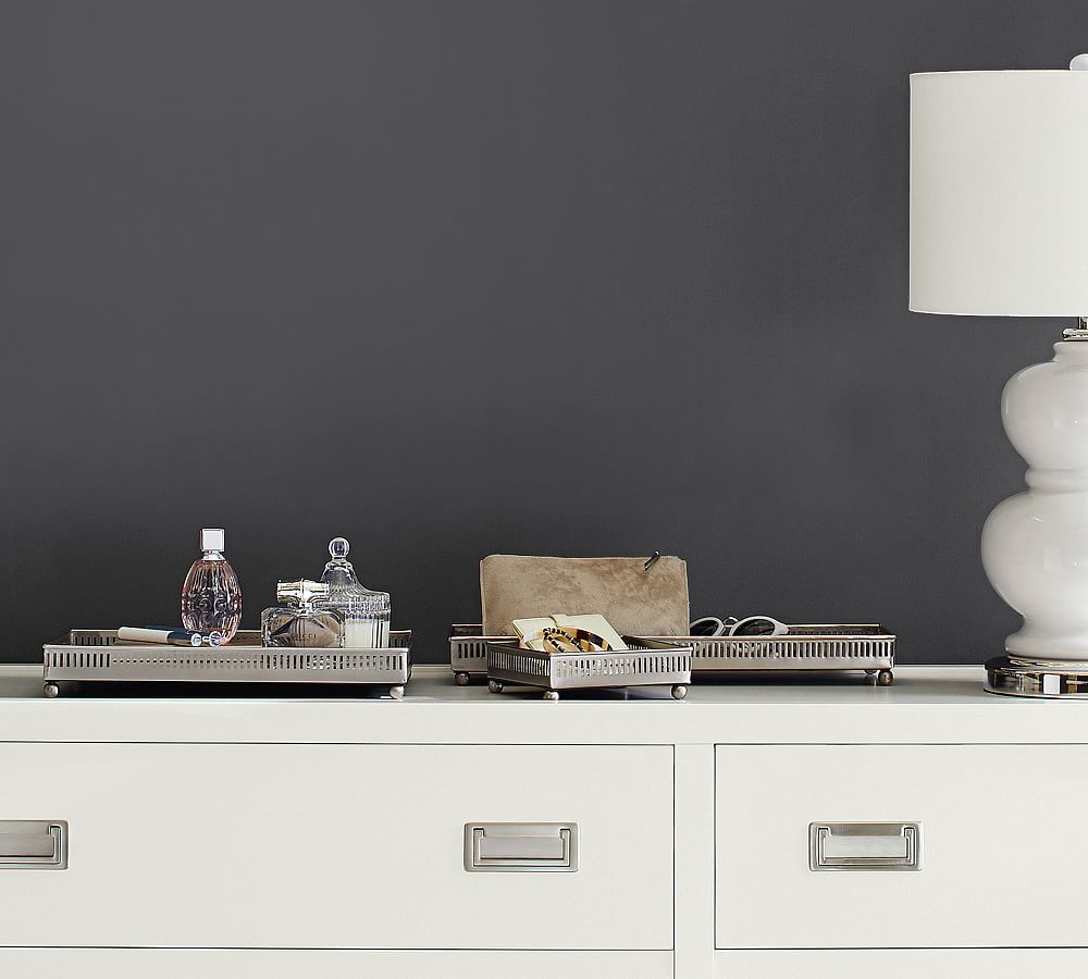 Mirrored DresserTop Trays Pottery Barn