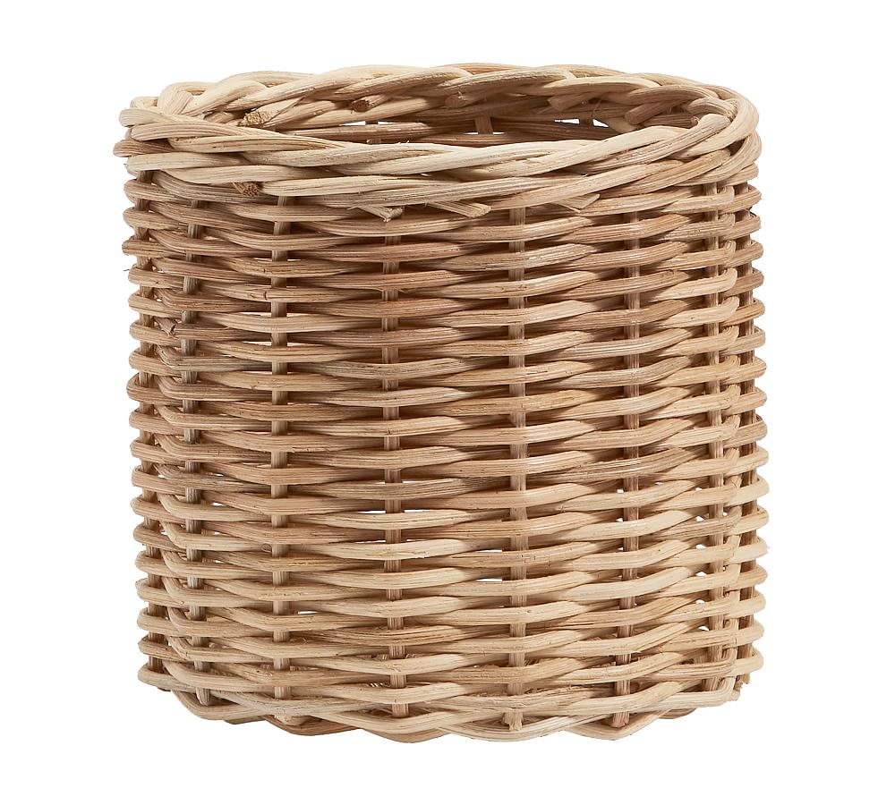 Handwoven Rattan Outdoor Planters 