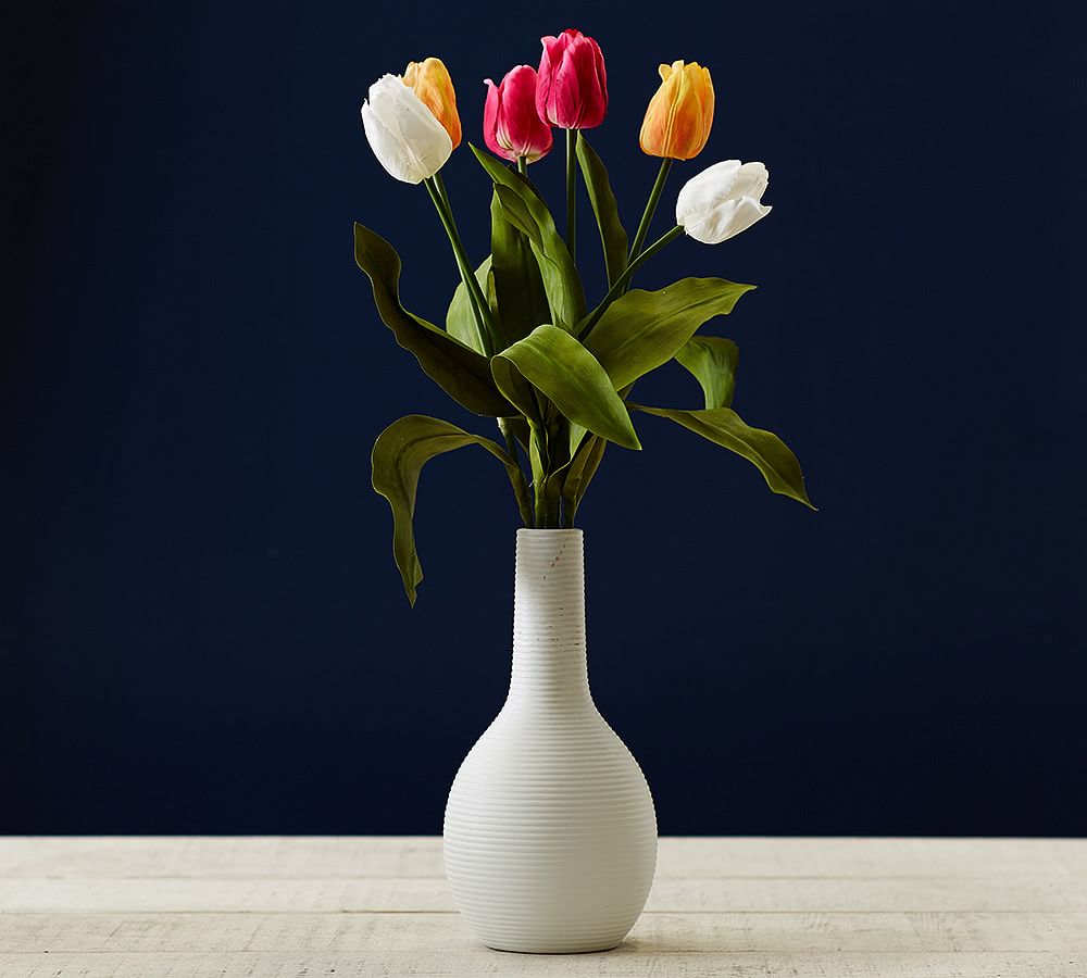 Long Stem Tulips Artificial Flowers Pottery Barn
