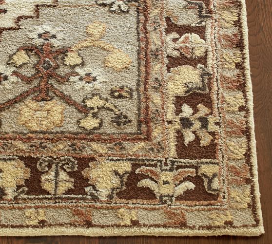 Arabella Persian-Style Shaggy Rug Swatch | Pottery Barn