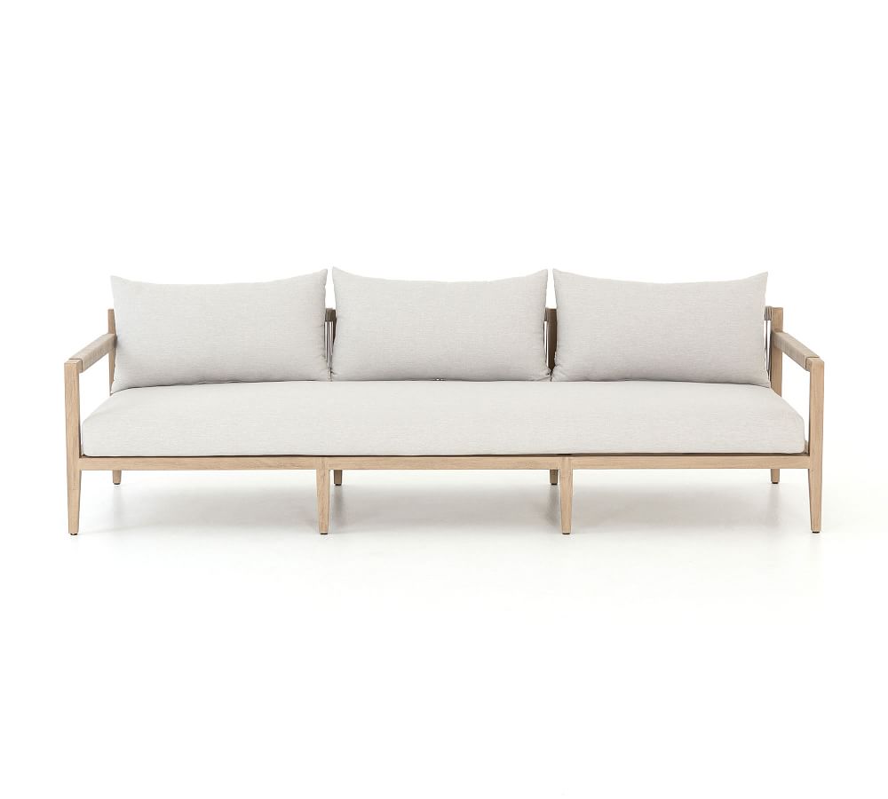 Punta Mita Teak Outdoor Sofa | Pottery Barn