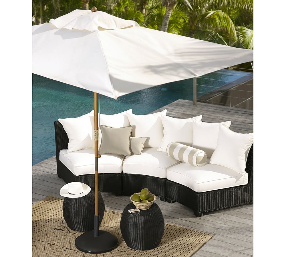 Concrete Umbrella Base Umbrella Stands Pottery Barn