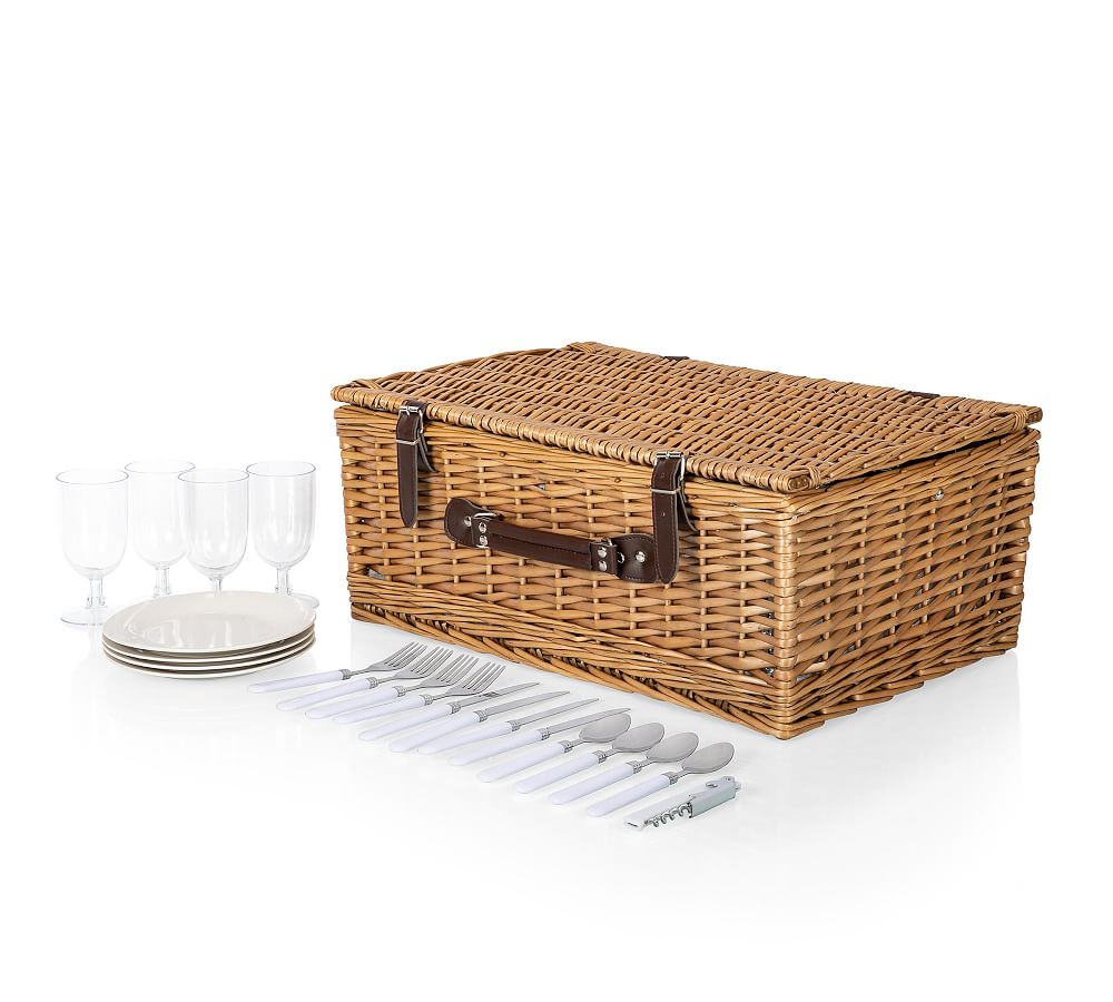 Providence Woven Picnic Baskets Pottery Barn