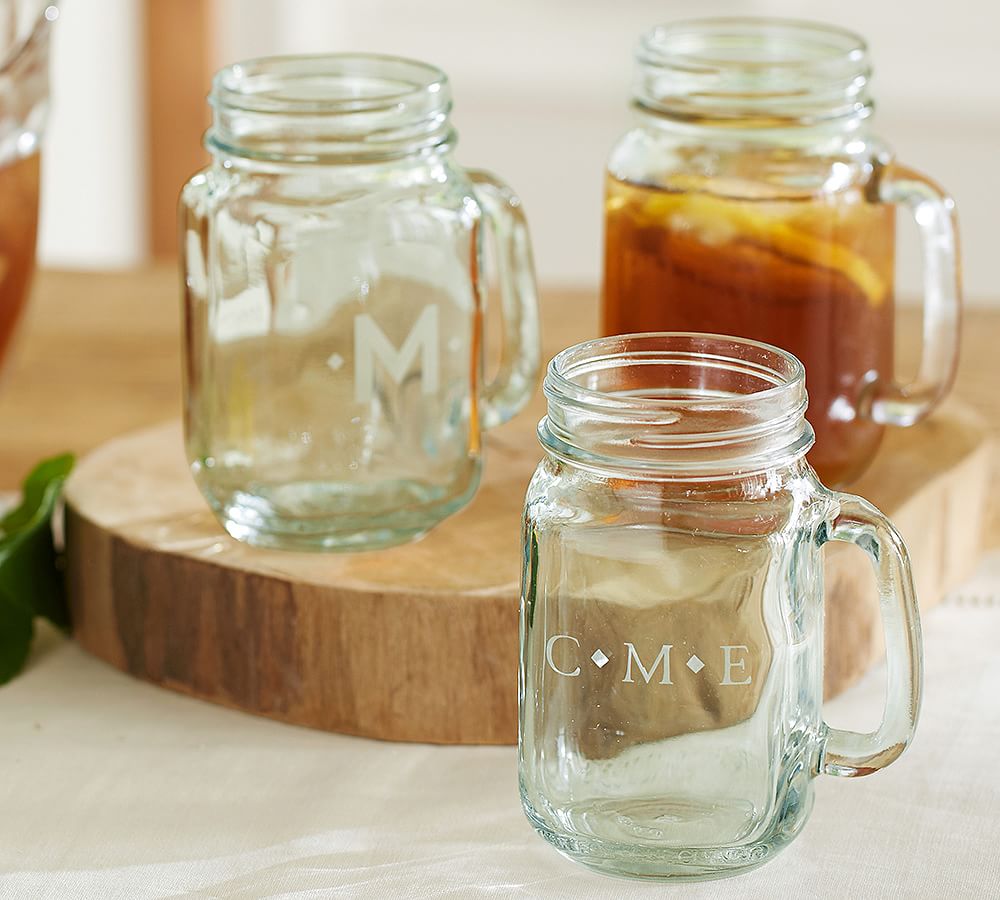 5" Mason Jar Mug, Set of 6 Pottery Barn