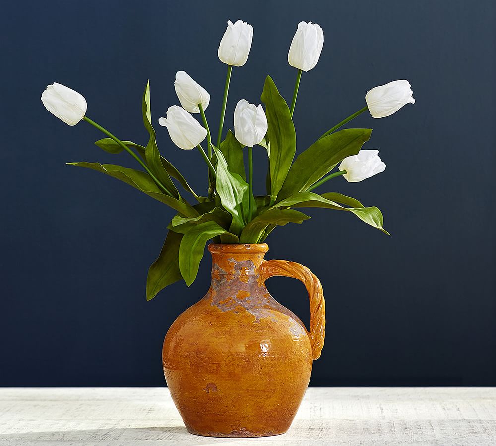 Long Stem Tulips Artificial Flowers Pottery Barn