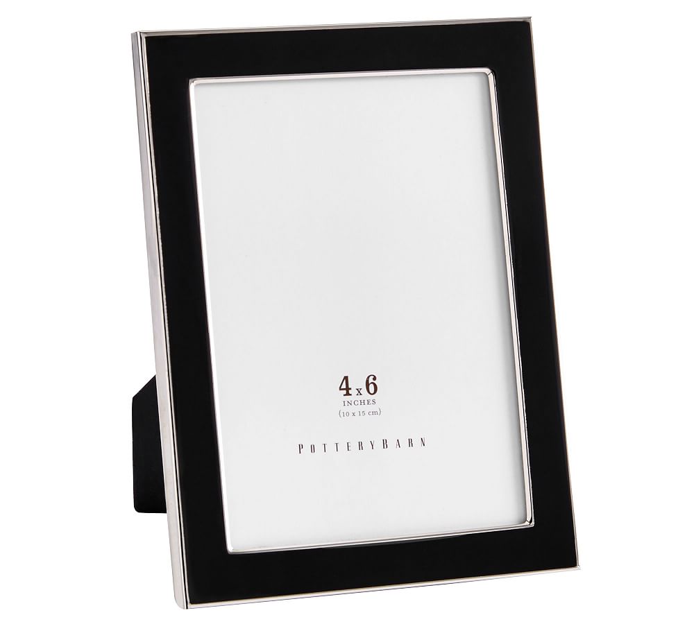 Black Enamel Picture Frame Pottery Barn