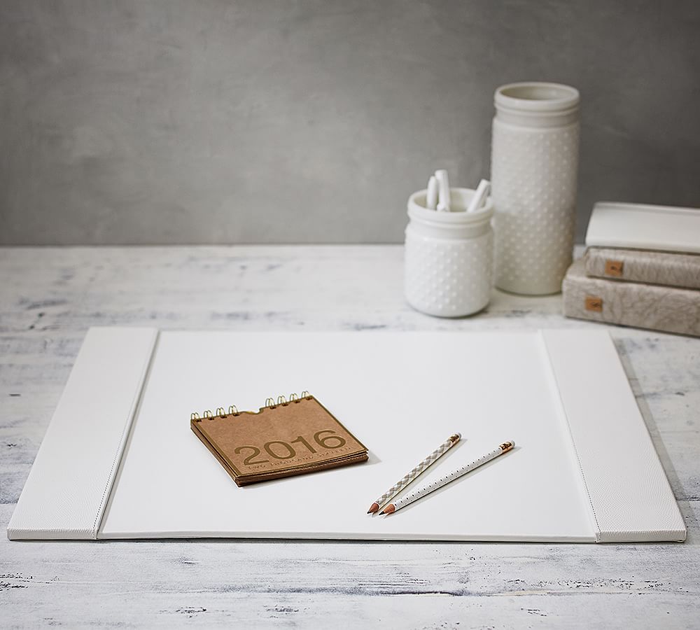 McKenna Home Office Desk Blotter Pottery Barn