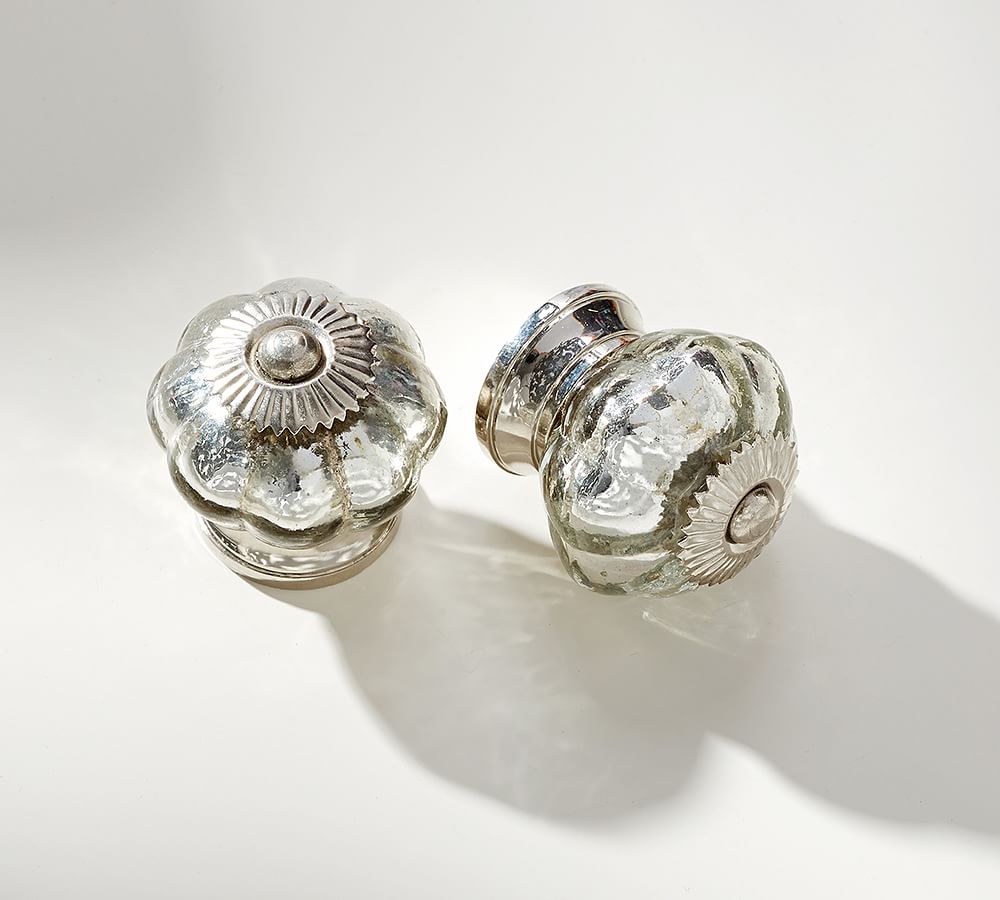 Mercury Glass Knob Pottery Barn