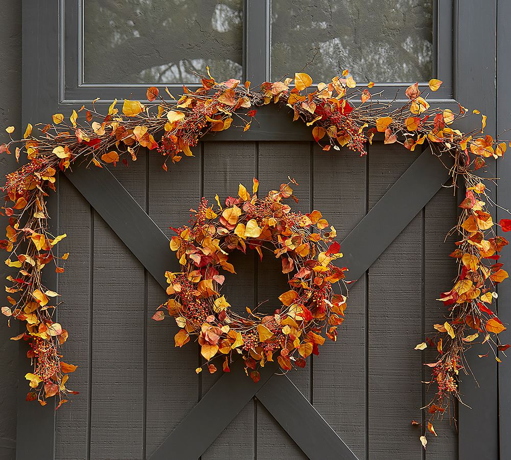 Bittersweet Wreath & Garland Pottery Barn