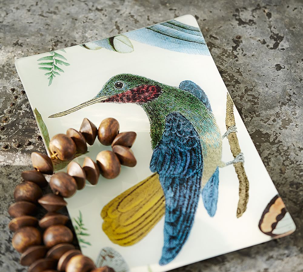 Bird & Butterfly Decoupage Trays Decorative Objects Pottery Barn