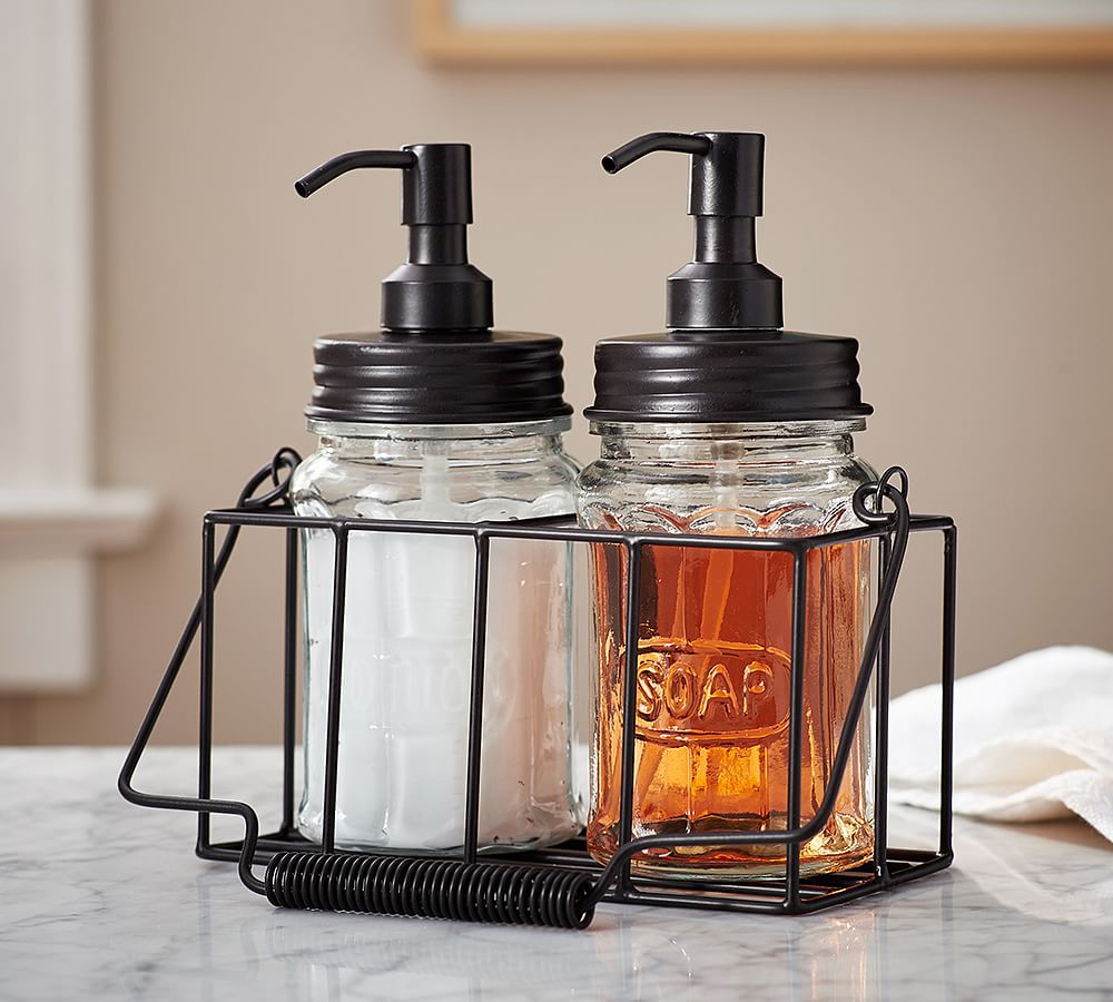 Mason Wire Soap & Lotion Caddy Kitchen Accessories Pottery Barn