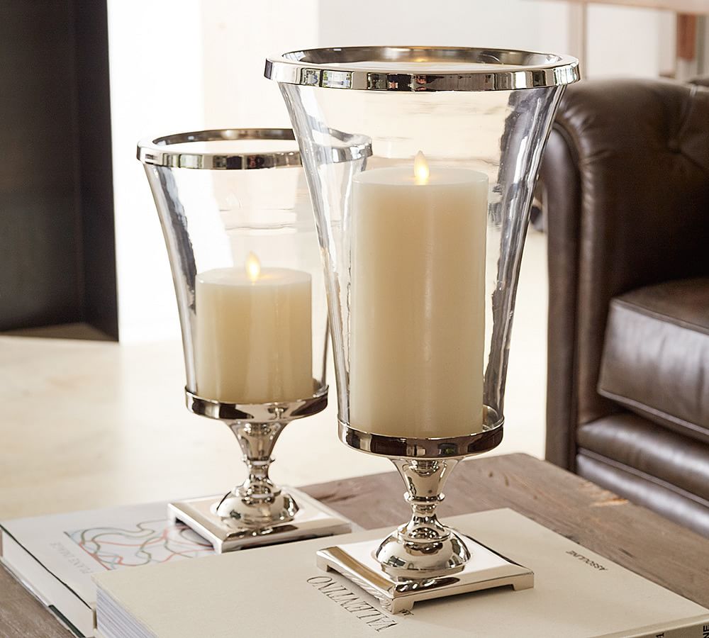 Olivia Hurricanes Candle Holder Pottery Barn