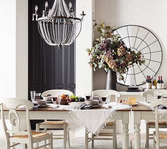 Brannan Round Metal Wall Mirror Pottery Barn