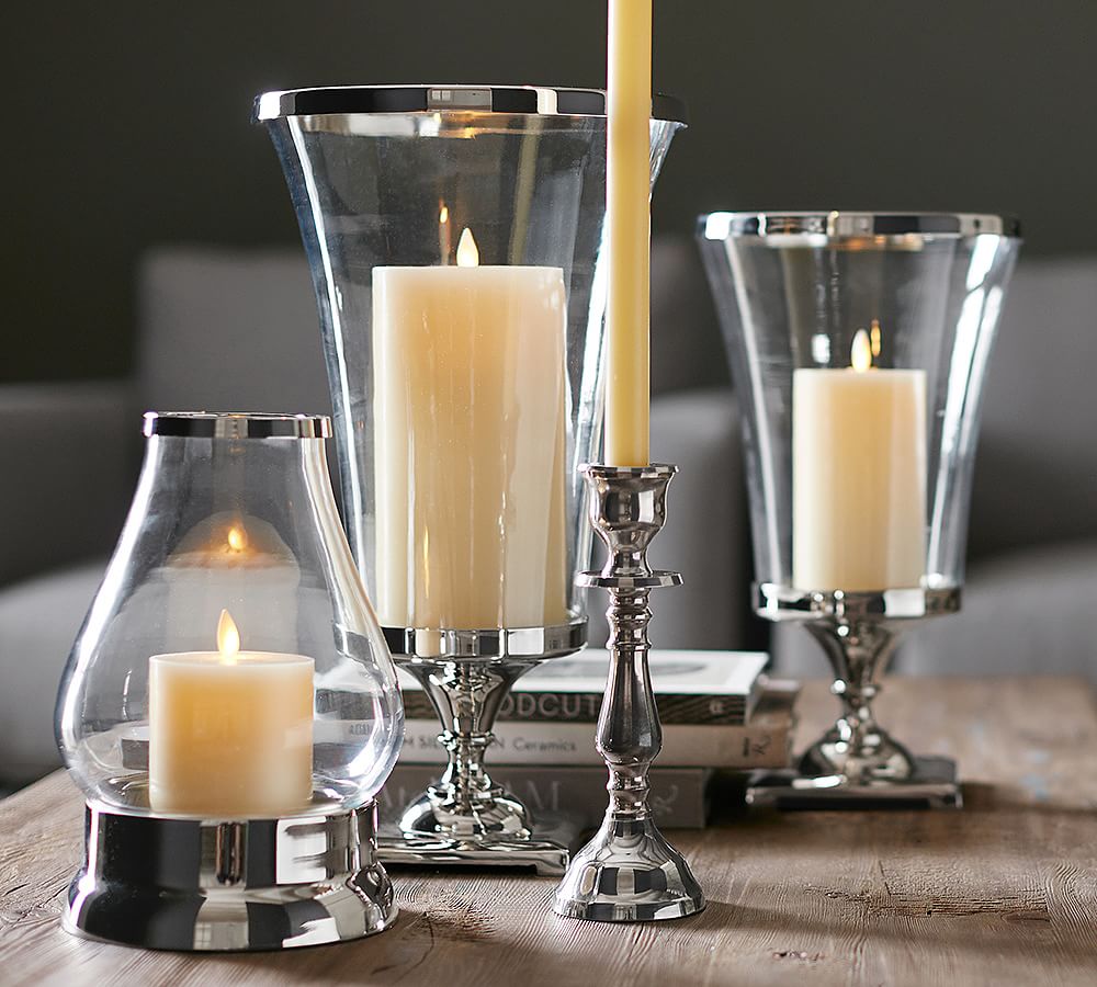 Olivia Hurricanes Candle Holder Pottery Barn