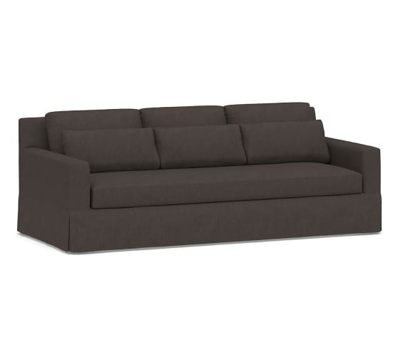 Extra Deep Plush Sofa Pottery Barn