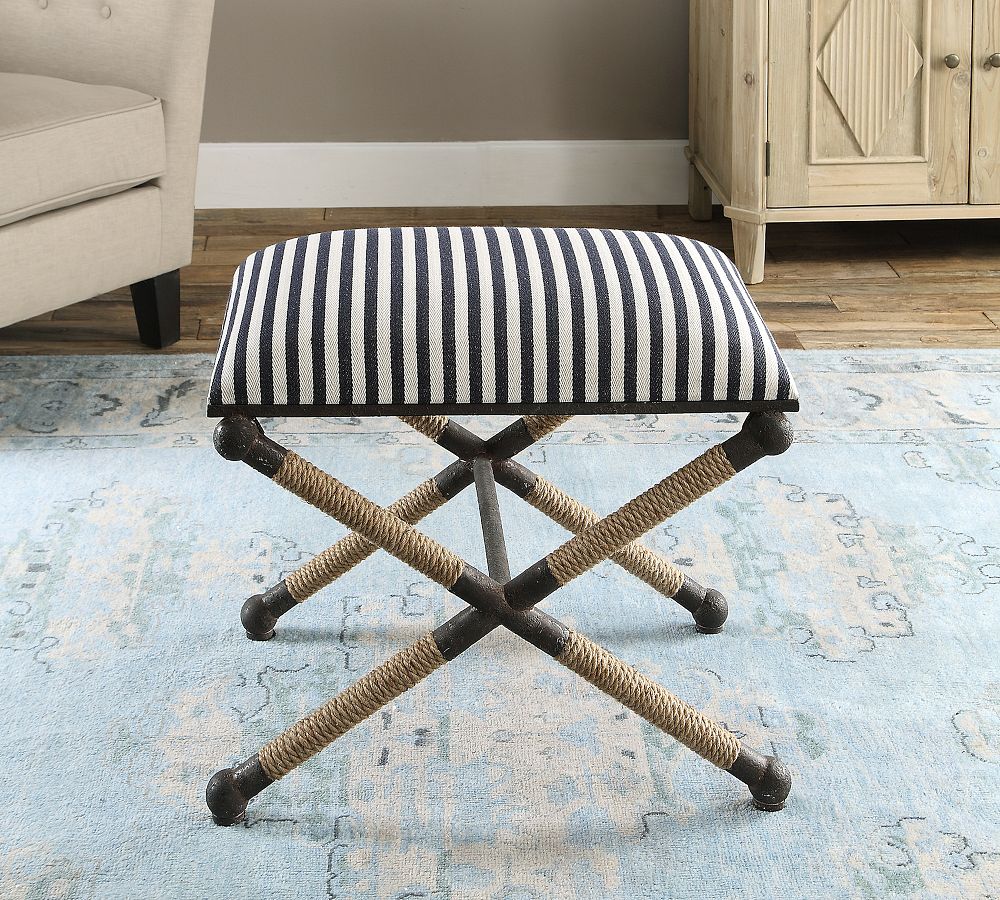 Rora Upholstered Bench Pottery Barn