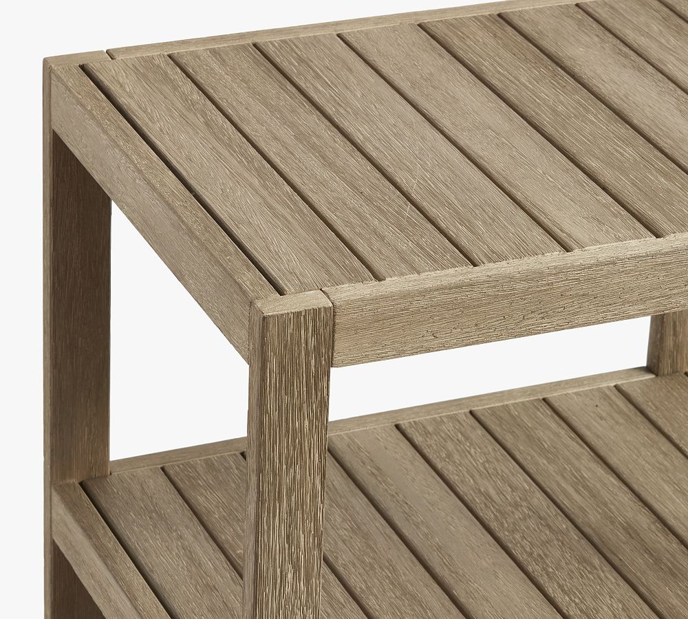 Indio Outdoor Storage Shelves Pottery Barn