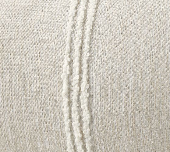 Sunbrella® Recycled Candlewick Striped Outdoor Throw Pillow Pottery Barn