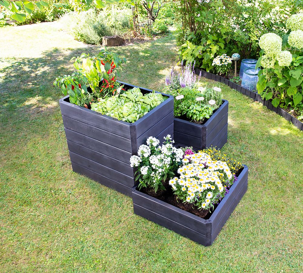 Eco Modular Hexagon Garden Bed Pottery Barn