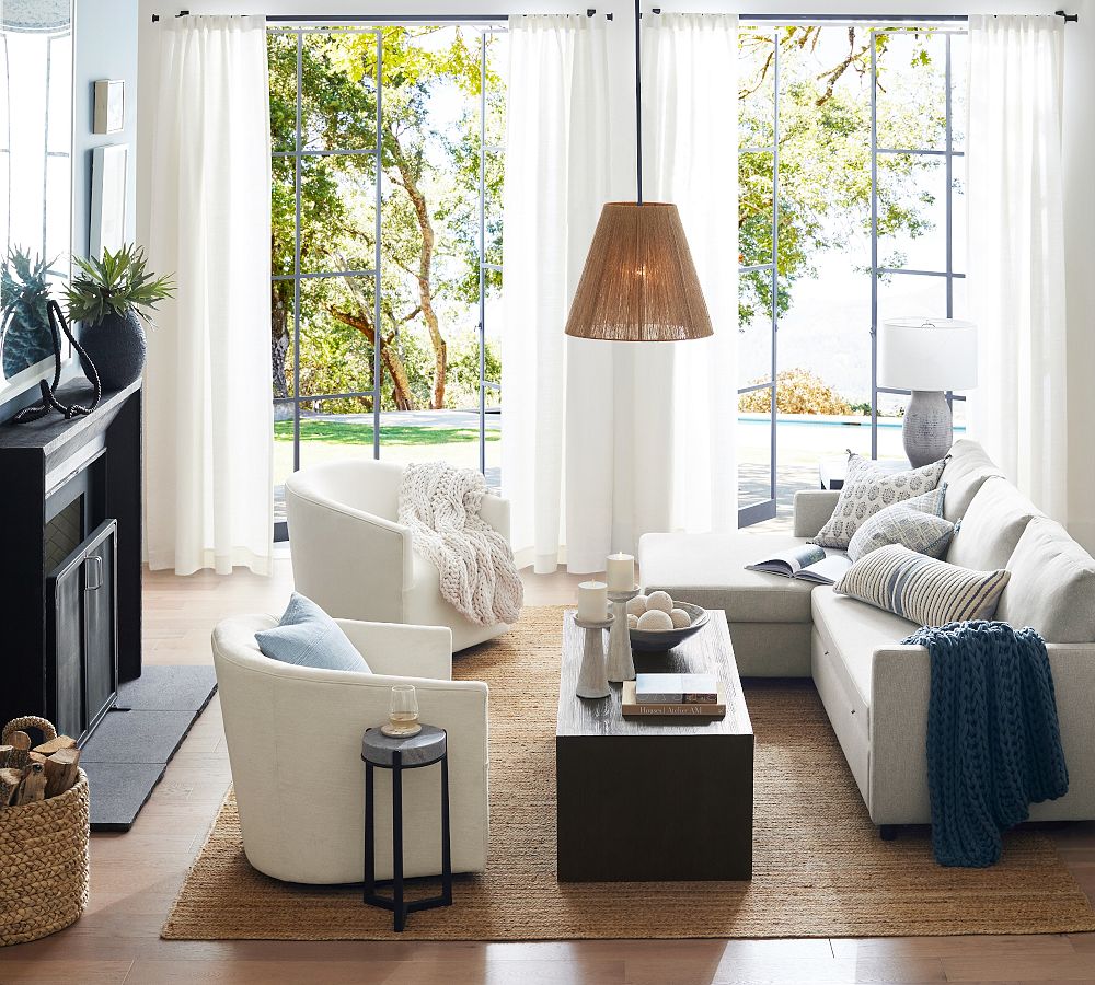 Folsom Rectangular Coffee Table | Pottery Barn