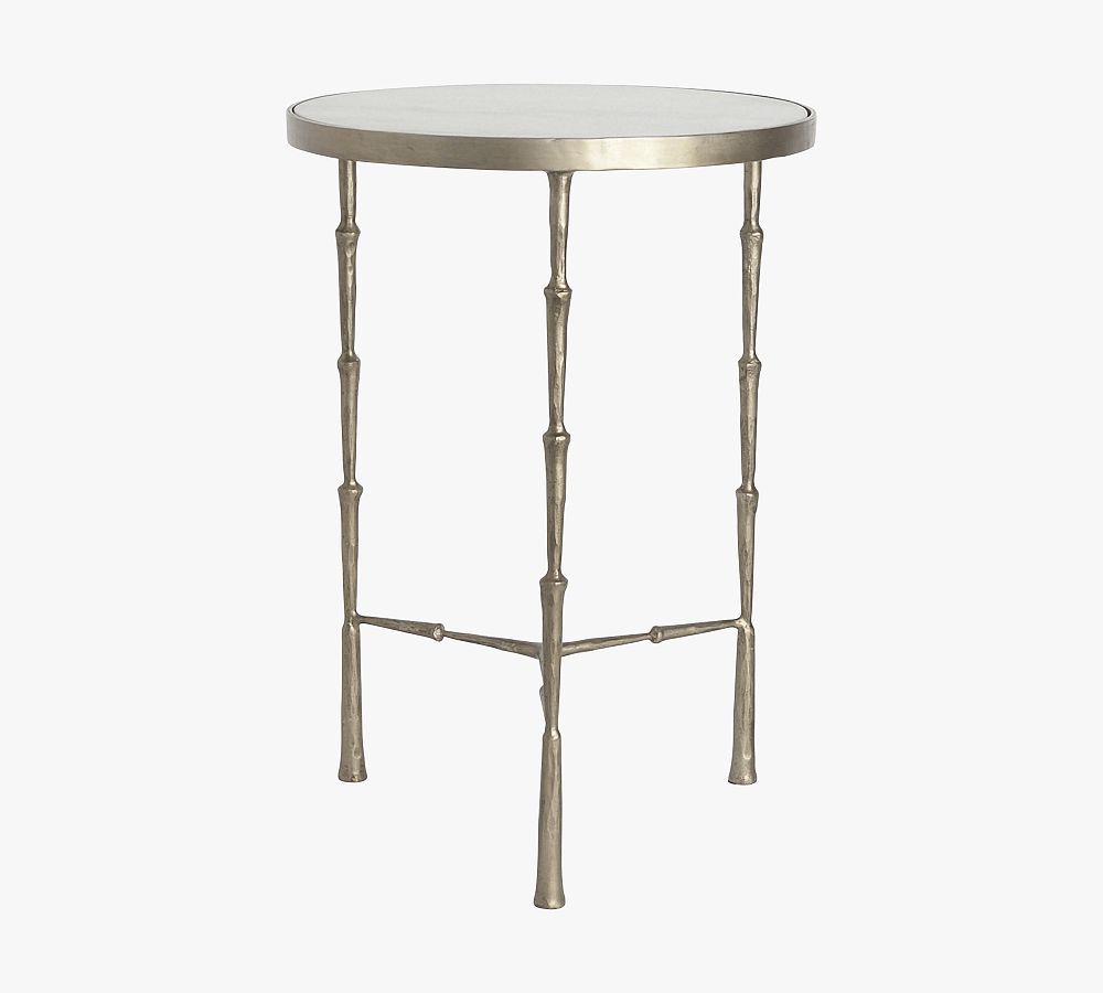 Chiara Marble Accent Table Pottery Barn
