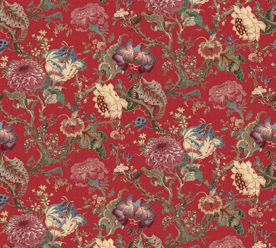 Dahlia Floral Wallpaper Sample - 8