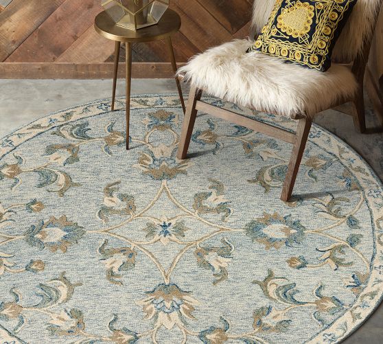 Hallie HandTufted Round Rug Pottery Barn