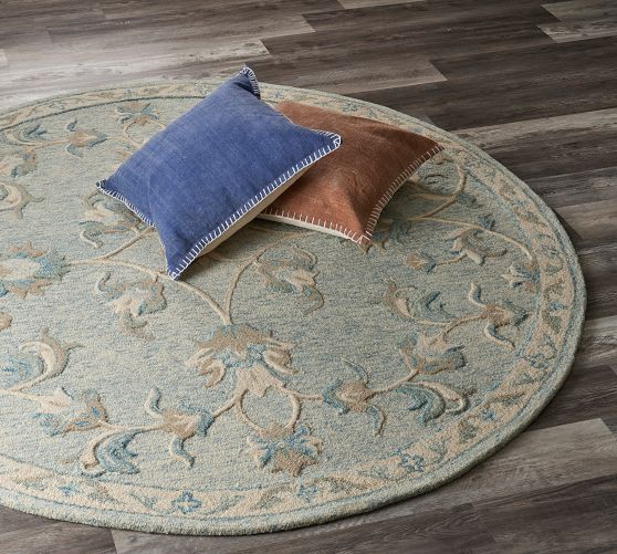 Hallie HandTufted Round Rug Pottery Barn