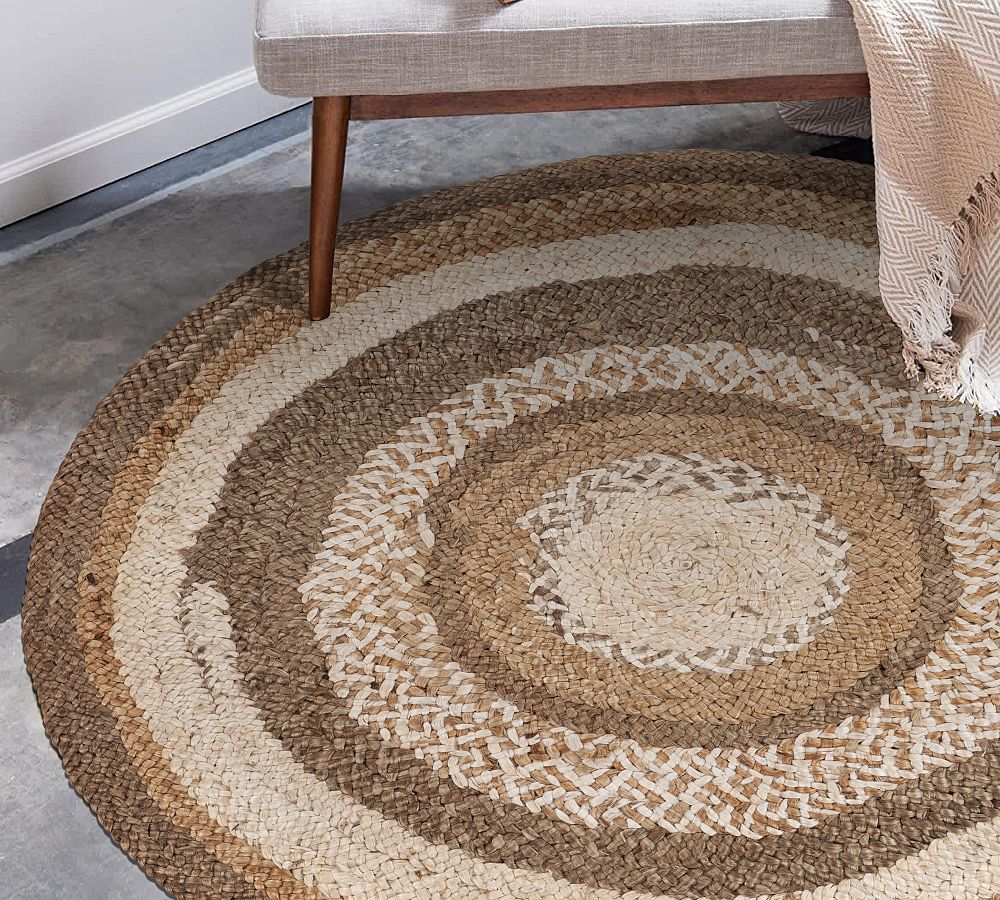 Graves Jute Round Rug Pottery Barn