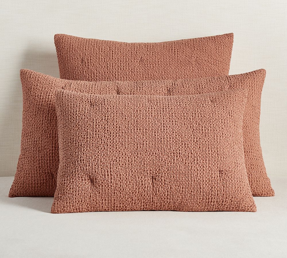 Vintage Washed Cotton/Linen Comforter Sham Pottery Barn