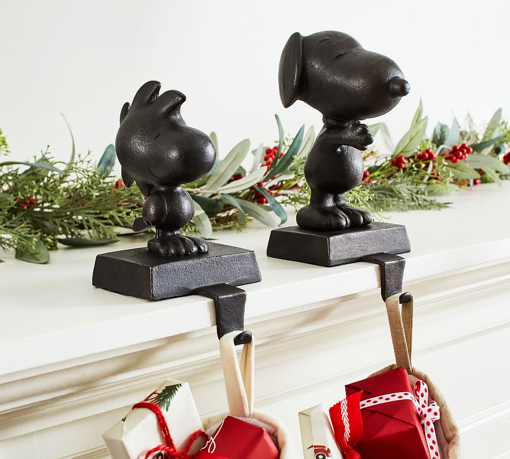 Peanuts™ Stocking Holders Set Of 2 Pottery Barn