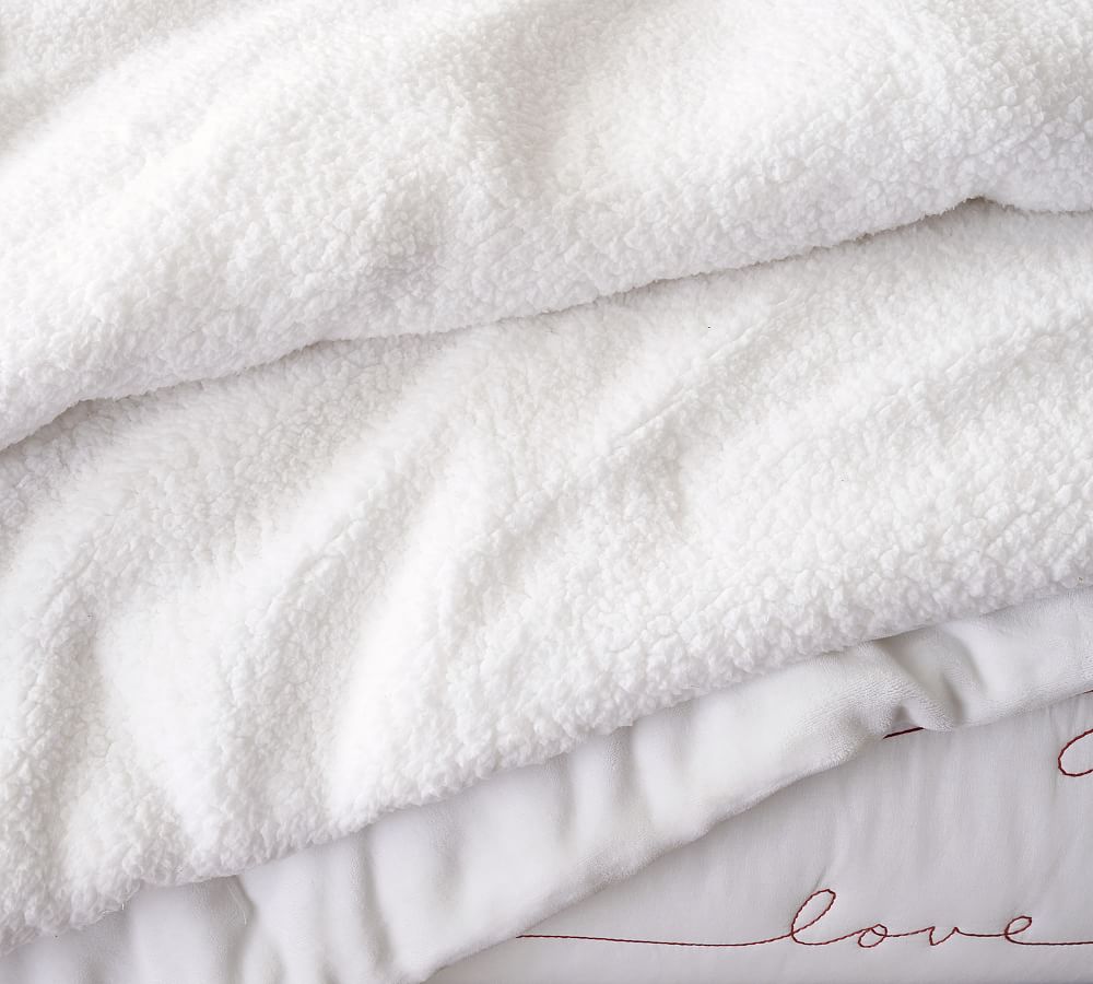 Marshmallow Blanket Pottery Barn