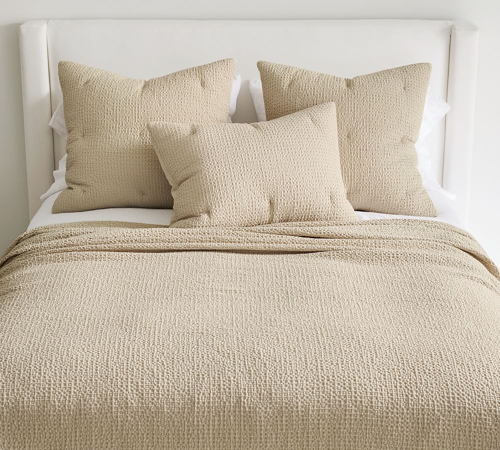 Vintage Washed Cotton/Linen Blanket Pottery Barn