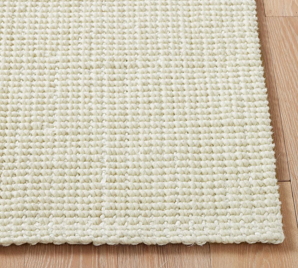 Maja Handmade Tufted Wool Ivory/Beige Area Rug Kelly Clarkson Home Rug Size: Rectangle 5' x 8