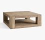 Palisades Square Reclaimed Wood Coffee Table | Pottery Barn