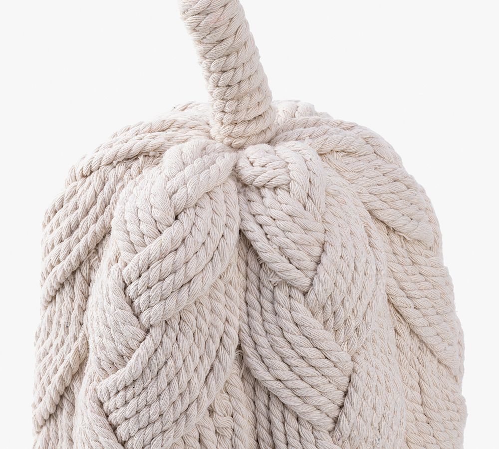 Rope Braided Pumpkins Pottery Barn