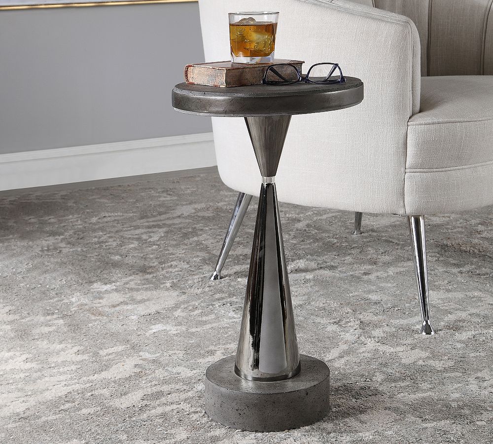 Elijah Round Cocktail Table Pottery Barn