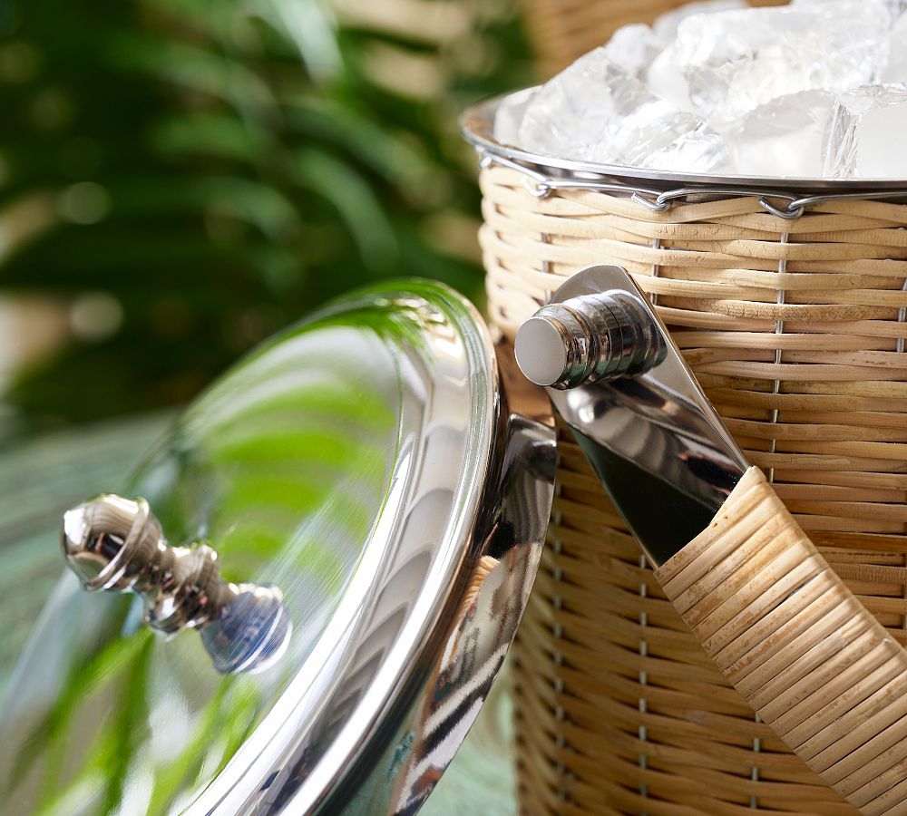 Harbour Woven Ice Bucket Pottery Barn
