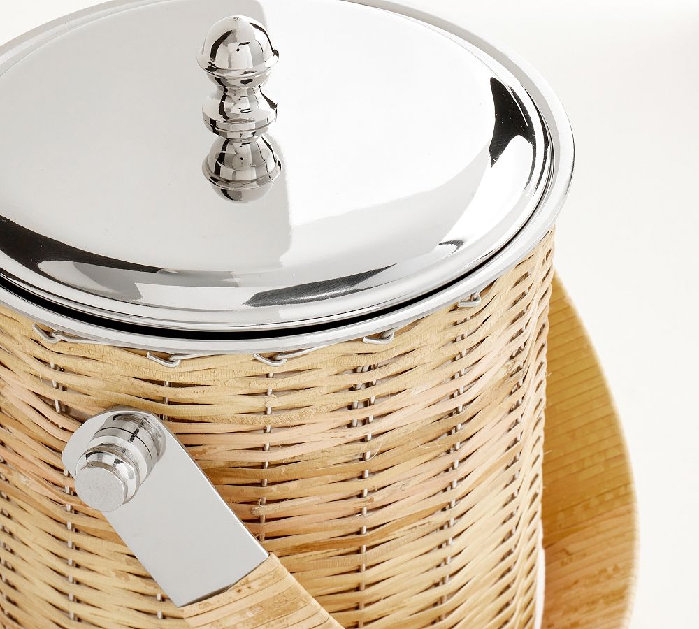 Harbour Woven Ice Bucket Pottery Barn