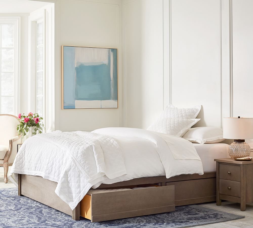 Storage Platform Bed Pottery Barn