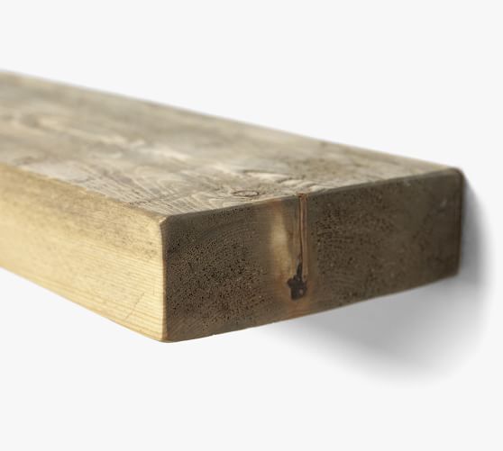 Timber Floating Shelf Pottery Barn