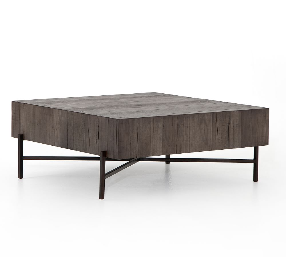 Fargo Square Reclaimed Wood Coffee Table Pottery Barn