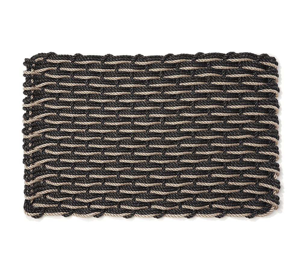 The Rope Co. Elemental TwoTone Handwoven Doormat Pottery Barn