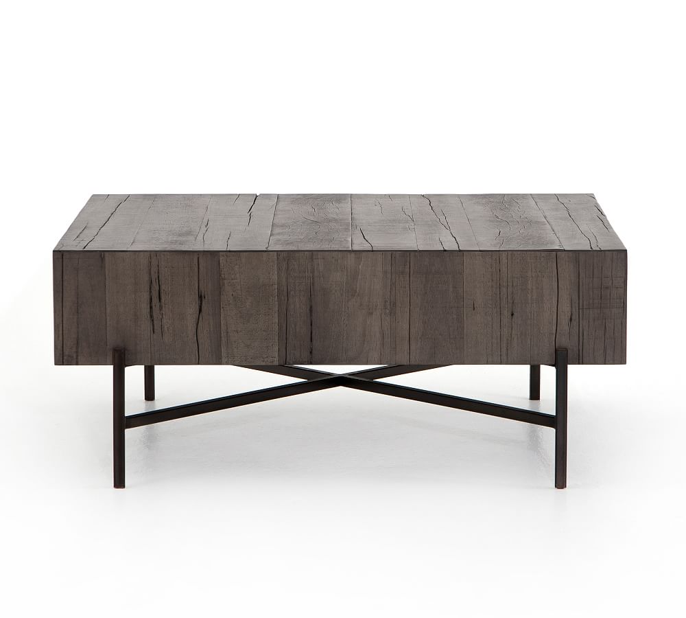Fargo Square Reclaimed Wood Coffee Table Pottery Barn