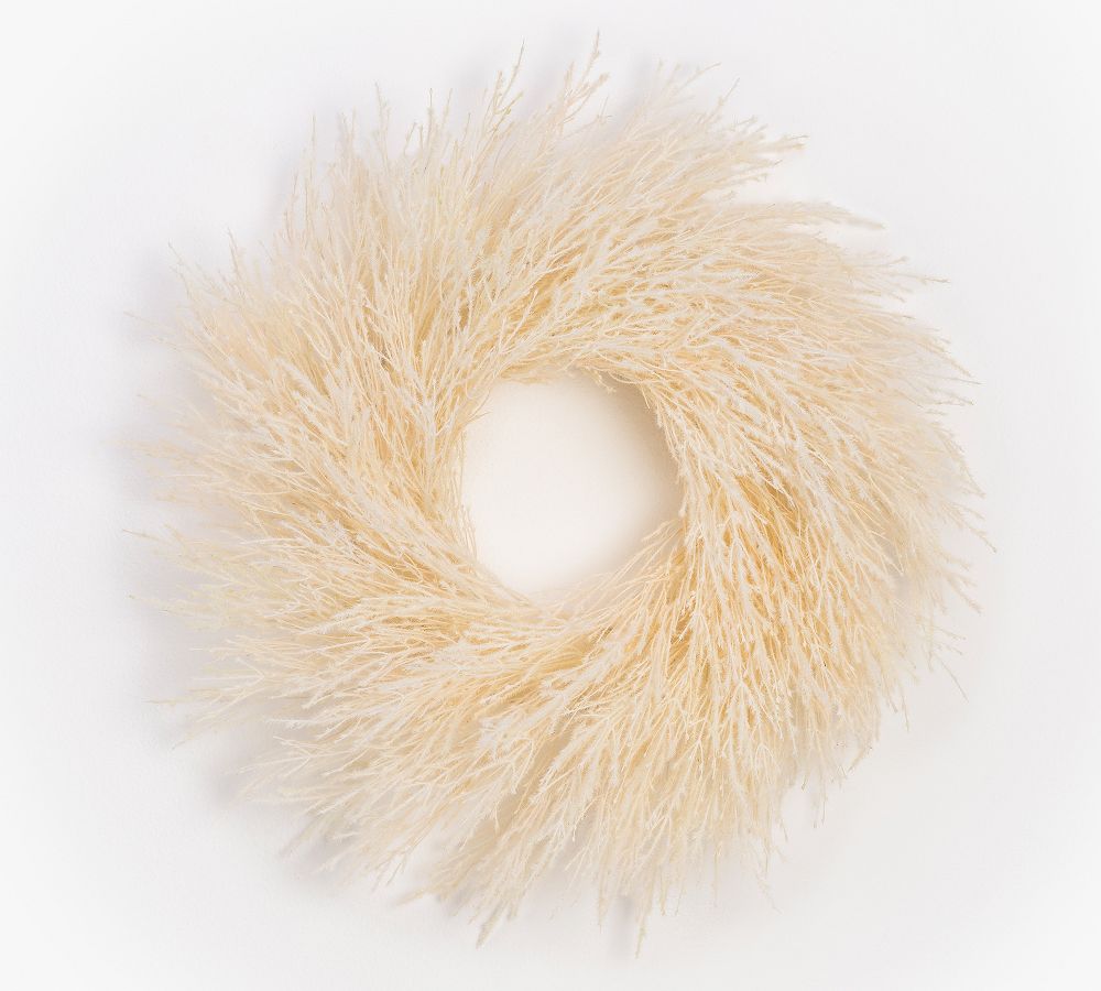 Faux Fountain Grass Wreath - 26