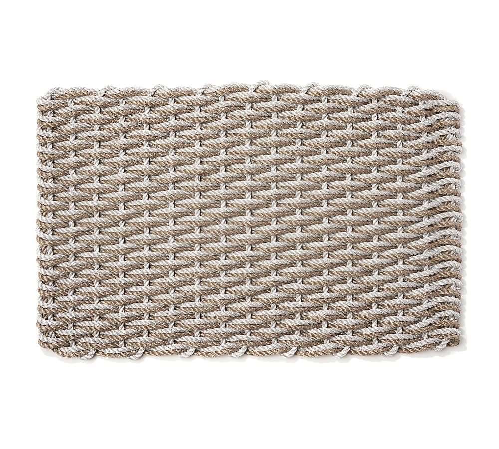The Rope Co. Elemental TwoTone Handwoven Doormat Pottery Barn