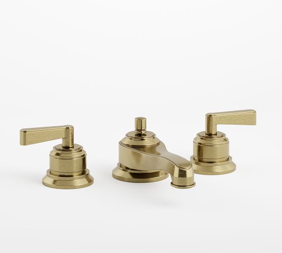 Hayden Lever Handle Widespread Bathroom Sink Faucet Pottery Barn 8162