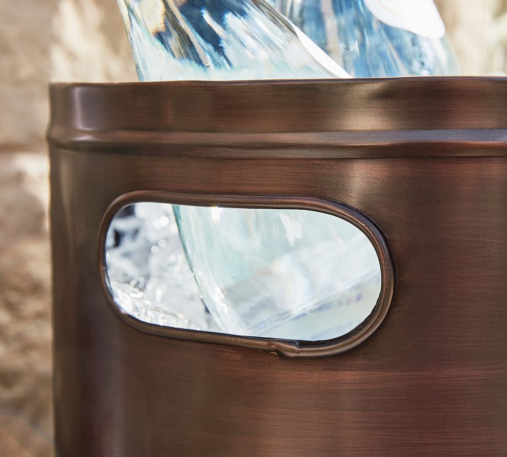 Sweet July Stainless Steel Party Bucket Pottery Barn