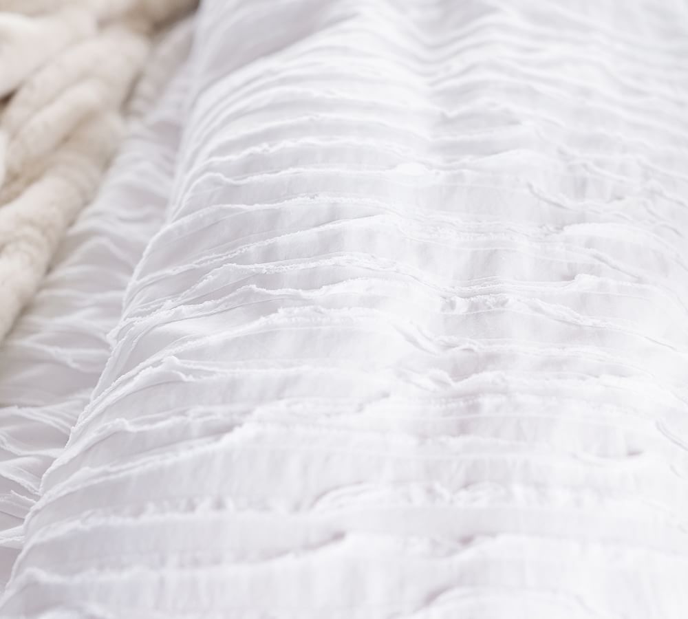 Camille Cotton Duvet Cover Pottery Barn